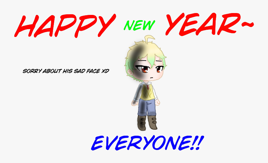 Happy New Year~ - Cartoon, HD Png Download