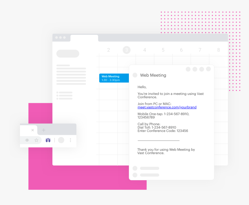 Google Chrome Extension Email Invite - Calendar Invite For Conference Call, HD Png Download