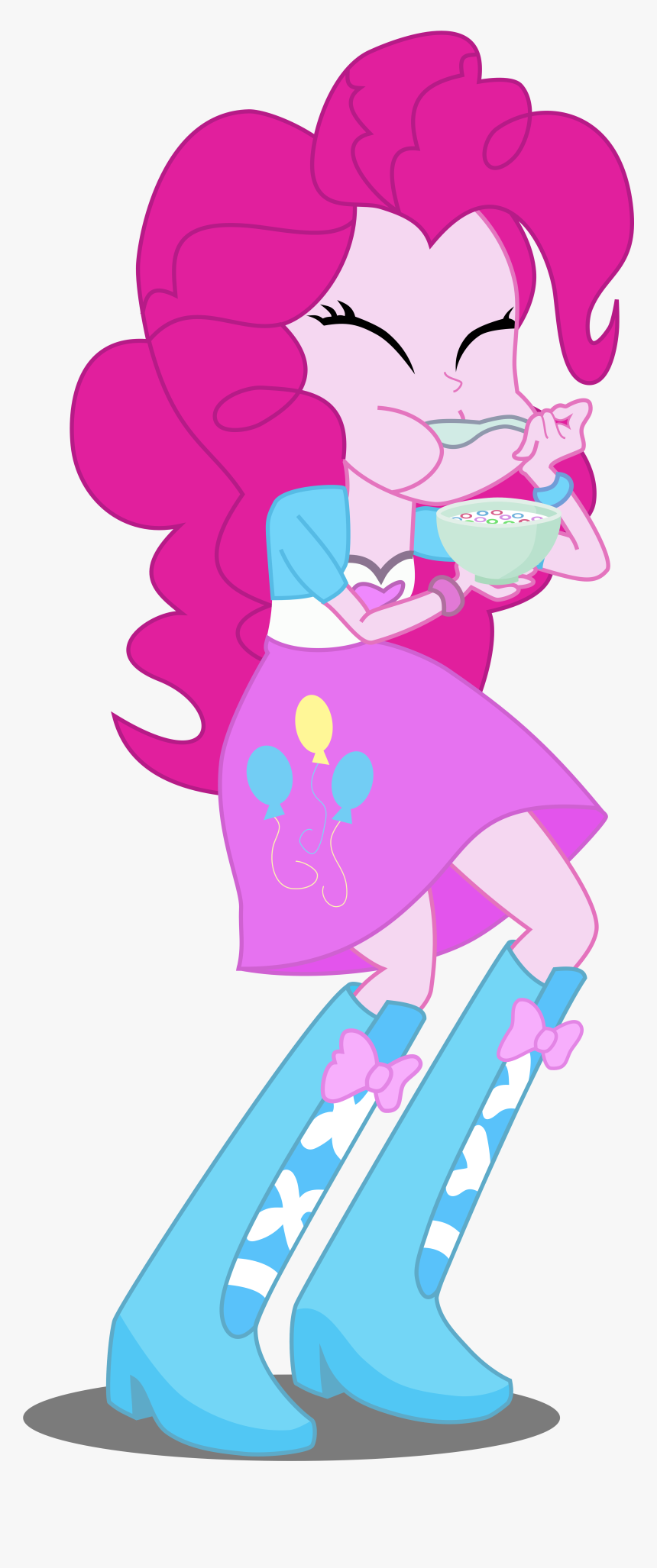 Pinkie Pie Breakfast Cereal Pink Mammal Fictional Character - Pinkie Pie Cereal, HD Png Download