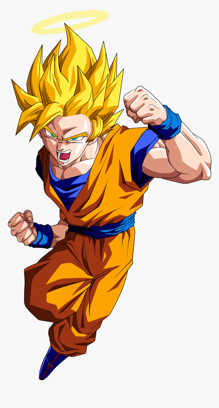 Background Goku - Goku Ssj 2 Png, Transparent Png