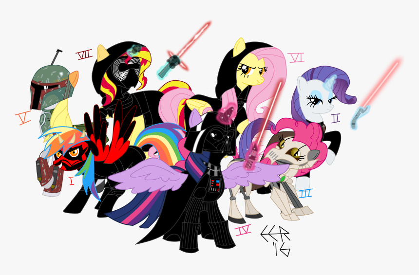 Alicorn Applejack Artist - General Grievous And Darth Tyranus, HD Png Download