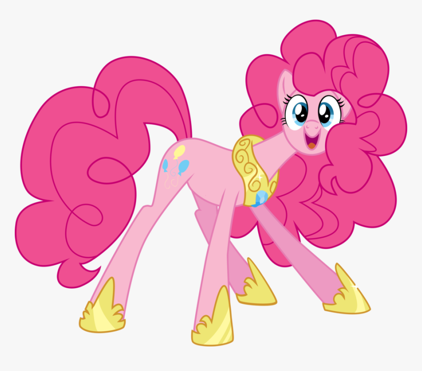 Pinkie Pie, The Full-grown Pony With Golden Shoes - My Little Pony Adult Pi...