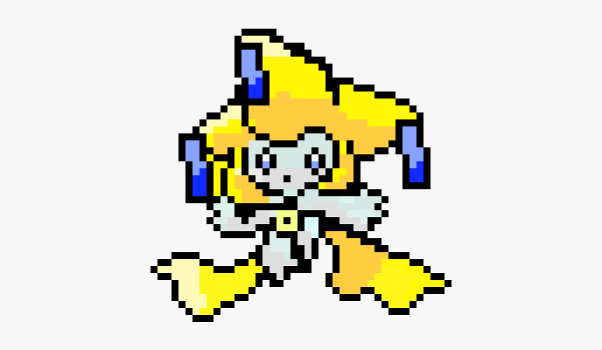 Jirachi Pixel Art Minecraft, HD Png Download