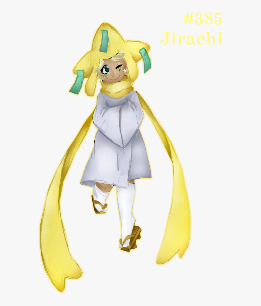 “ Jirachi Is My Favorite Small Legendary Tbh It A Lil - Cartoon, HD Png Download