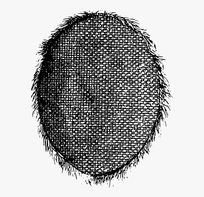 Head,symmetry,monochrome Photography - Circle, HD Png Download