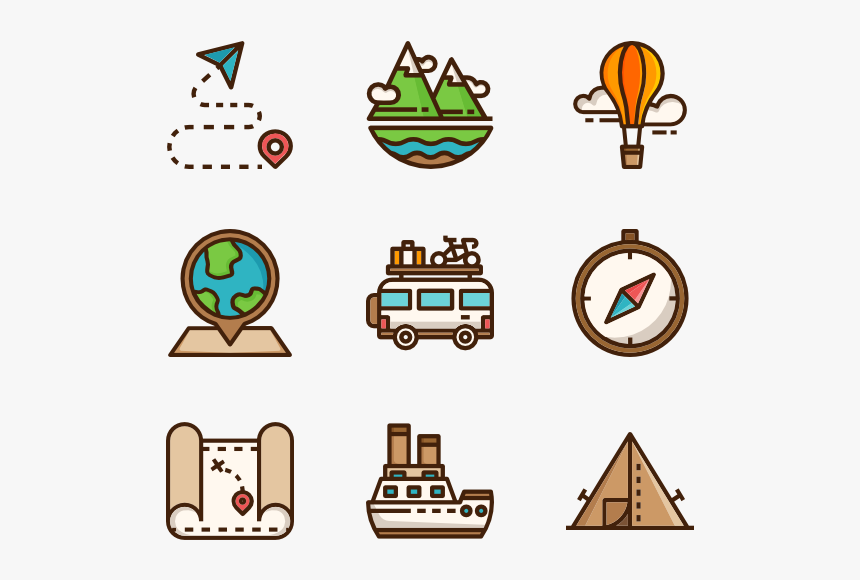 Iconos Travel Png, Transparent Png