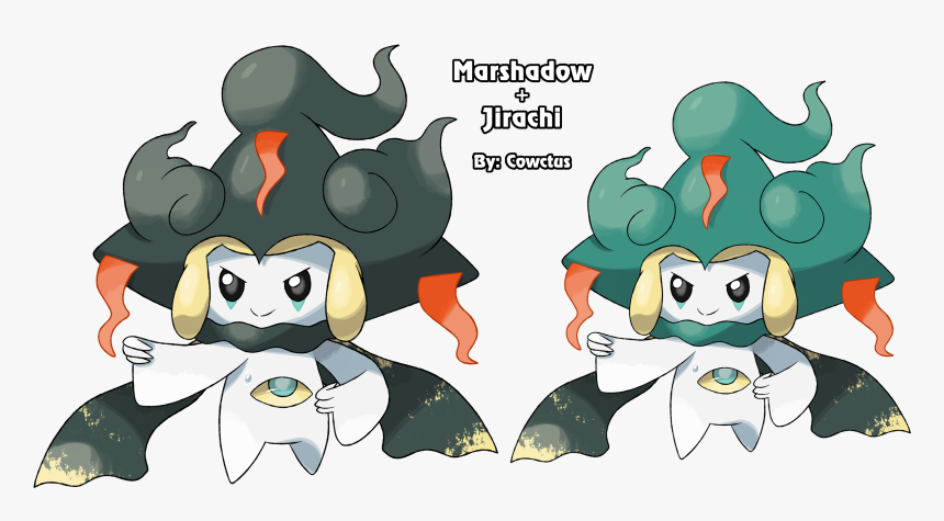 Cow Clipart Shadow - Jirachi Marshadow, HD Png Download