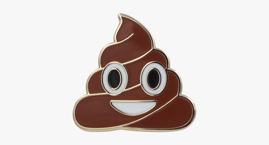 Poop Emoji Pin - Poop Emoji, HD Png Download