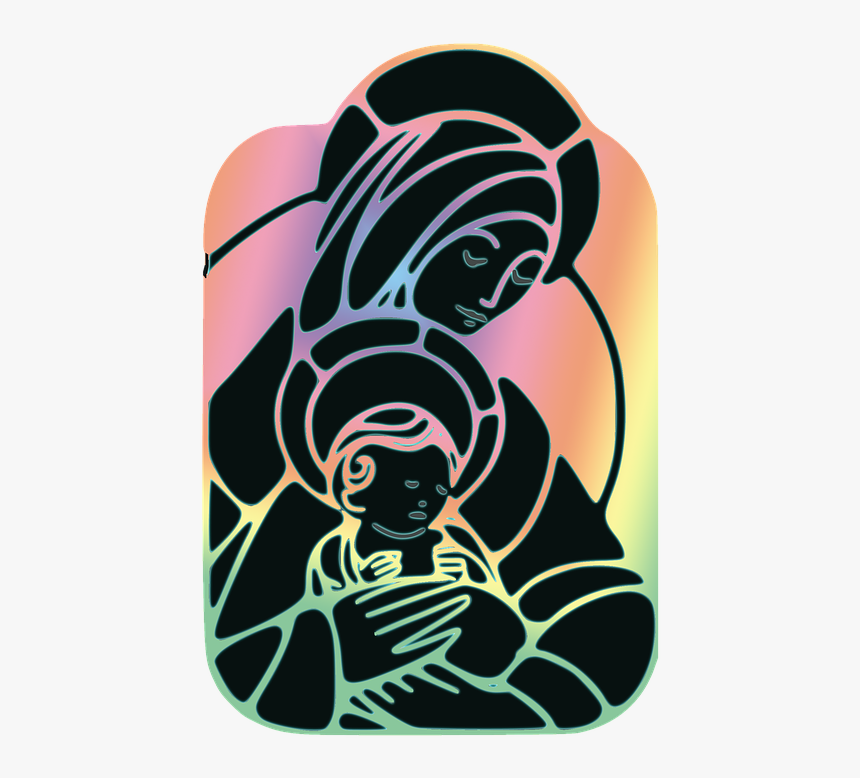 Free Image From Pixabay - God Jesus And Mary Clipart, HD Png Download