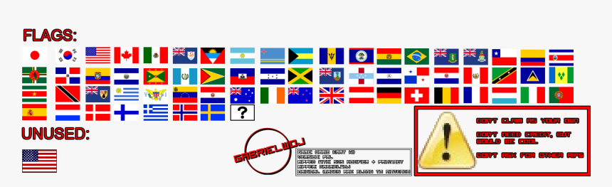 Mario Kart Wii Sprites - Flags Of The Caribbean Nations, HD Png Download