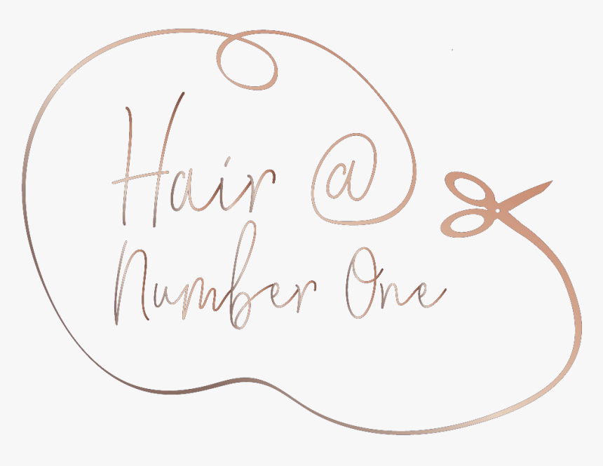 Hair @ Number One Hairdresser Islip Logo - Handwriting, HD Png Download