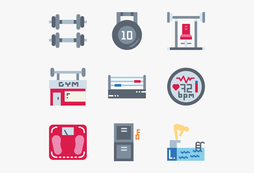 Fitness Gym - Graphic Design, HD Png Download