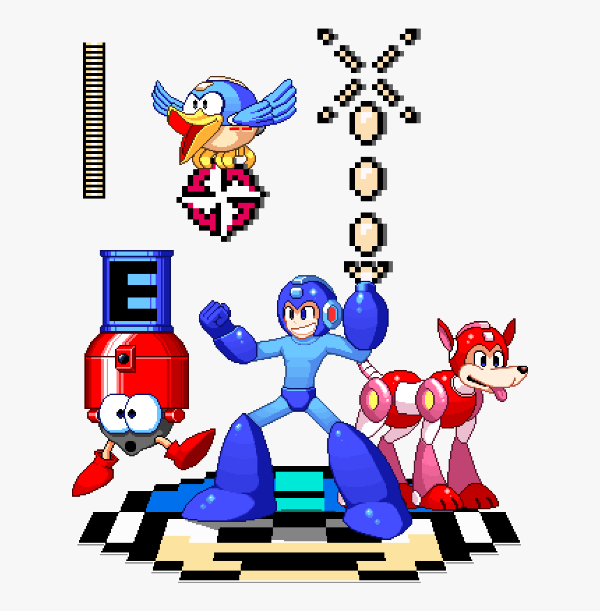 42 Megaman 30th B Day - Cartoon, HD Png Download