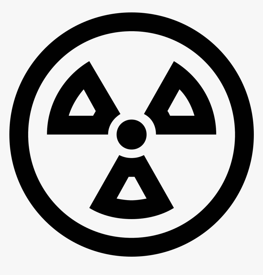 The Logo Is A Typical Radiation Or Nuclear Symbol - Logos De Contaminacion Png, Transparent Png