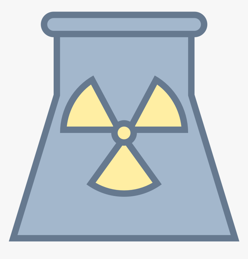 It Is A Basic Picture Showing A Nuclear Power Plant - Nuclear Power Plant .icon, HD Png Download