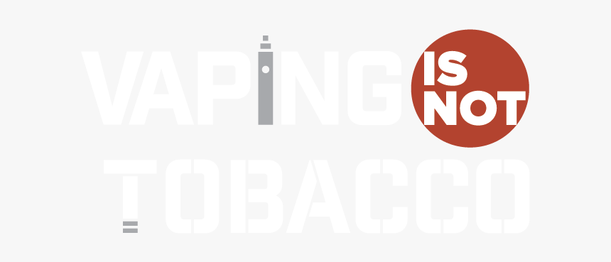 Vaping Is Not Tobacco Logo - Circle, HD Png Download