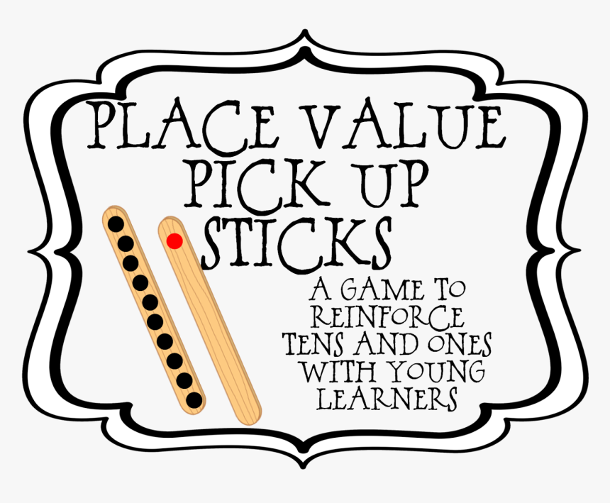 First Grade Wow Place Value Pick Up Sticks Png Popsicle - Make A Model Of Place Value With Using Ice Cream Stick, Transparent Png