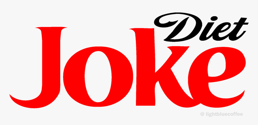 Diet Coke Logo Png - Diet Joke, Transparent Png