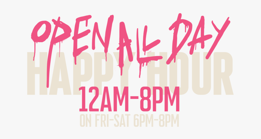 Happy Hour - Calligraphy, HD Png Download