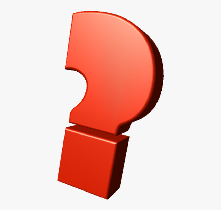 Red Question Mark Png, Transparent Png