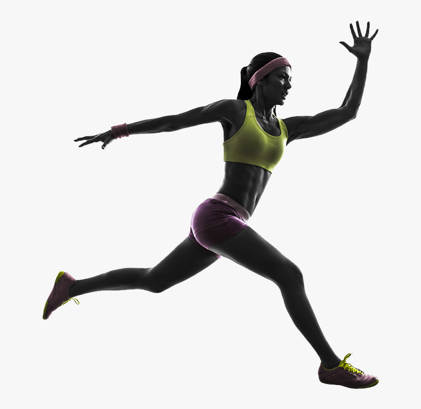 Running Sports Injury Sprint Jogging - Athletics Painting, HD Png Download