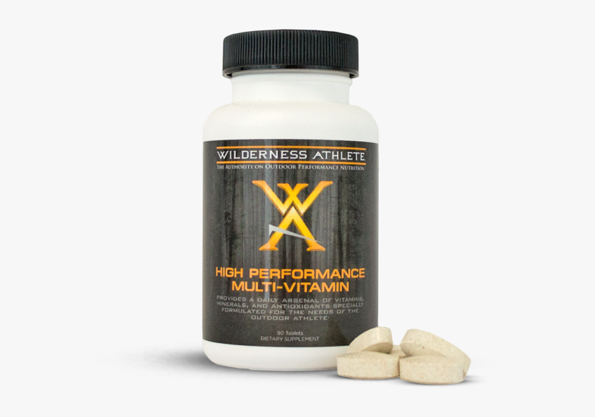 Wilderness Athlete High Performance Multi Vitamin 
 - Caffeine, HD Png Download