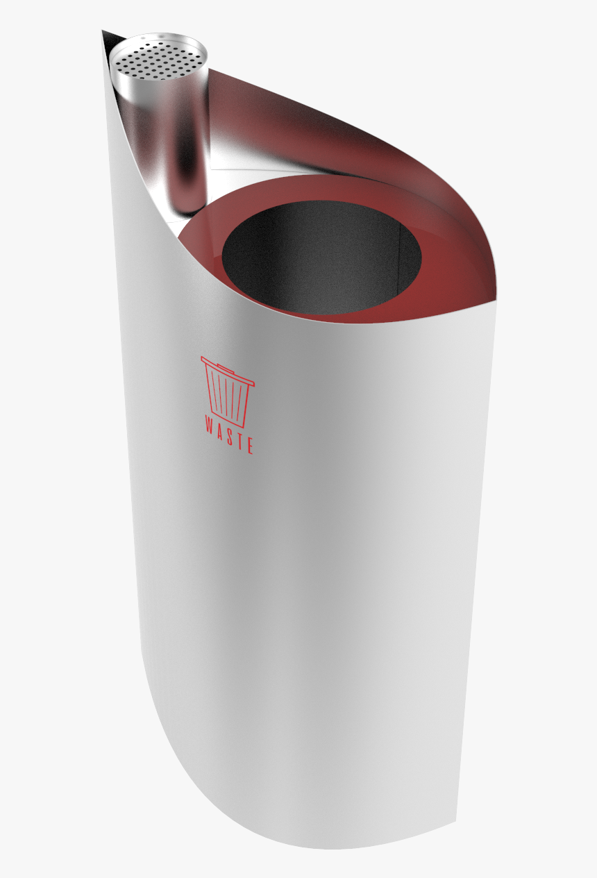 Katyn Sst Urban Outdoor Stainless Steel Trash Bin With - Tool Socket, HD Png Download