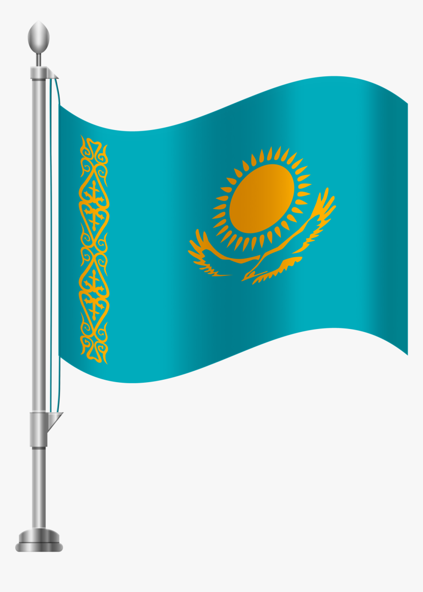 Kazakhstan Flag Png Clip Art - Dominican Republic Flag Clipart, Transparent Png