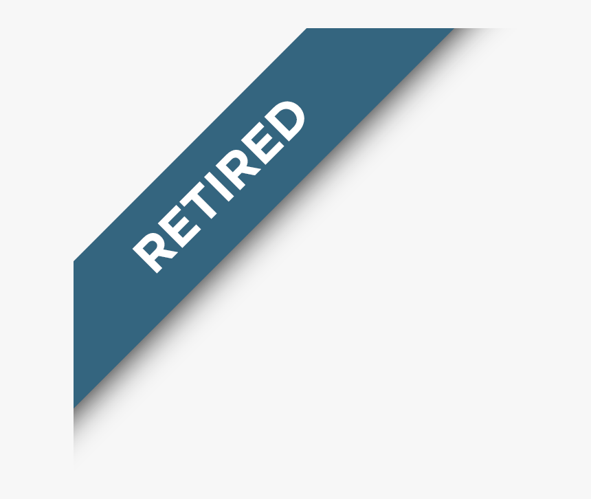 Retired Badge - Electric Blue, HD Png Download