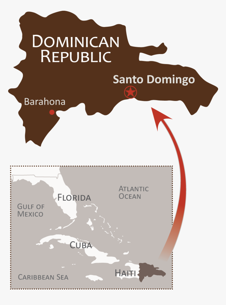 Martinique On World Map, HD Png Download