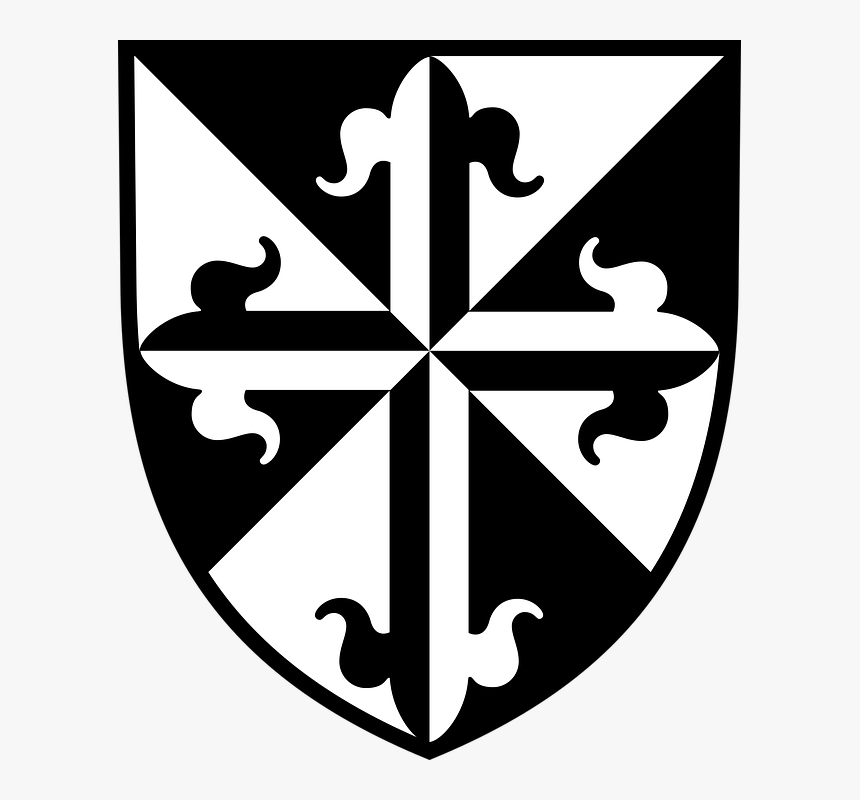 Order, Preachers, Dominican, Shield, Gyronny, Catholic - Order Of Preachers Logo, HD Png Download