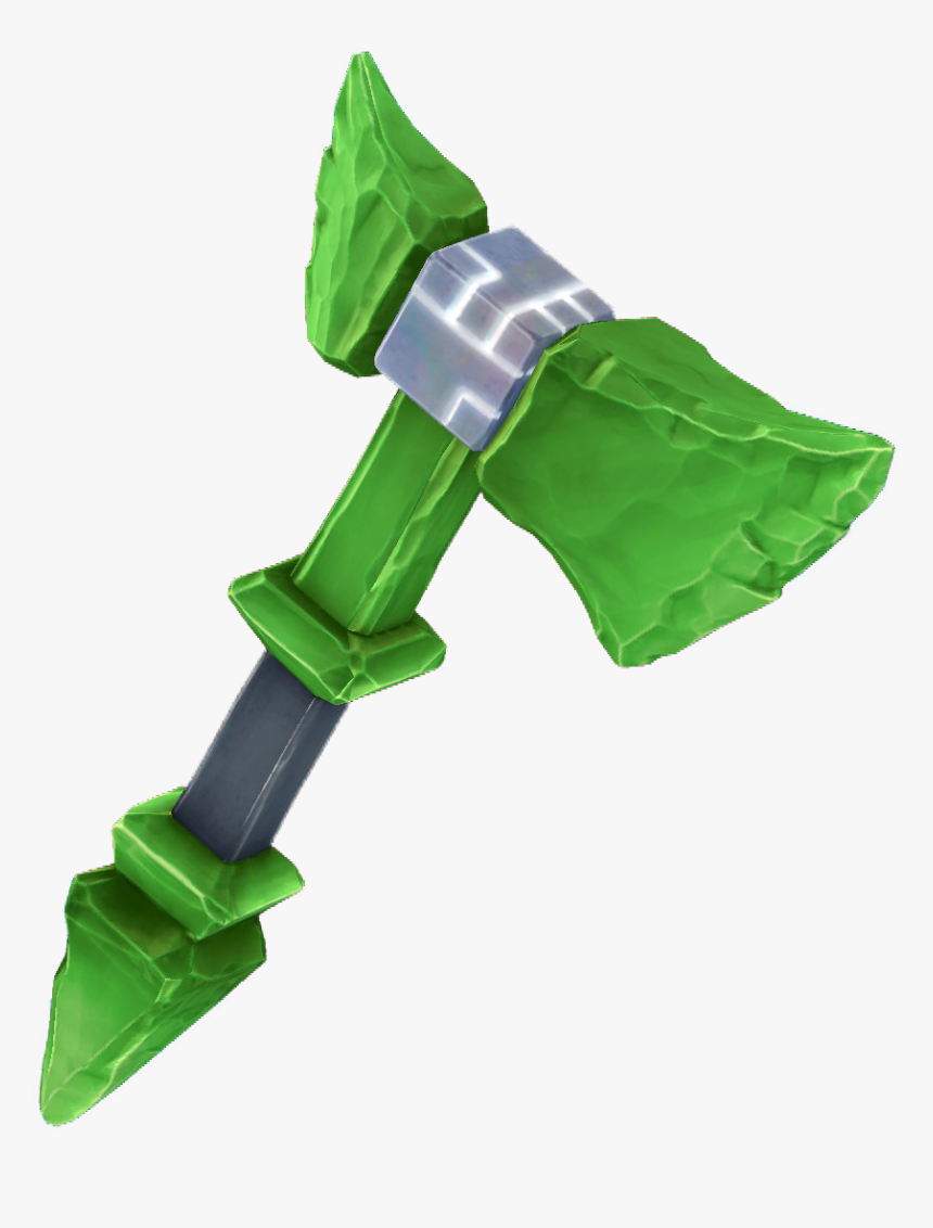 Emerald Heavy Axe - Hatchet, HD Png Download