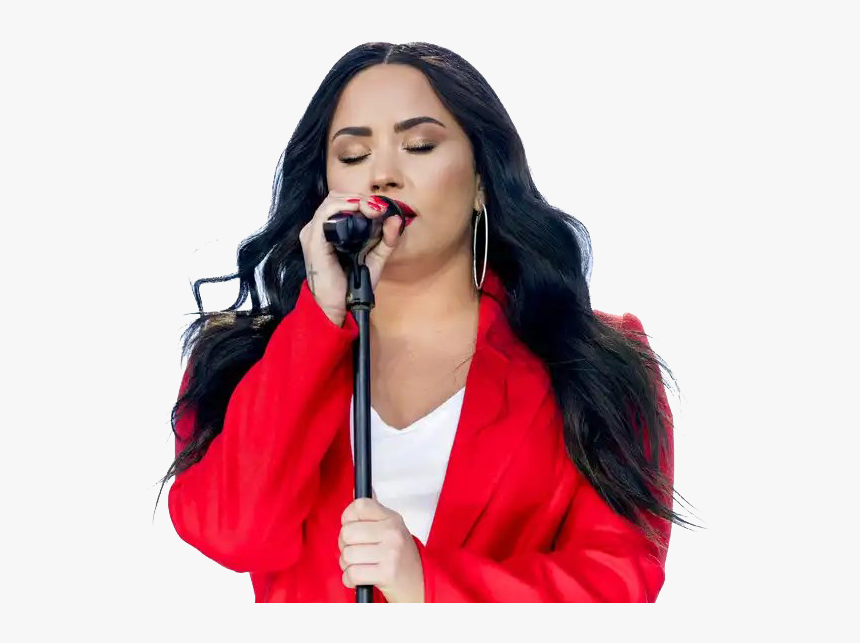 Demi Lovato Png Image - Demi Lovato Singing Png, Transparent Png