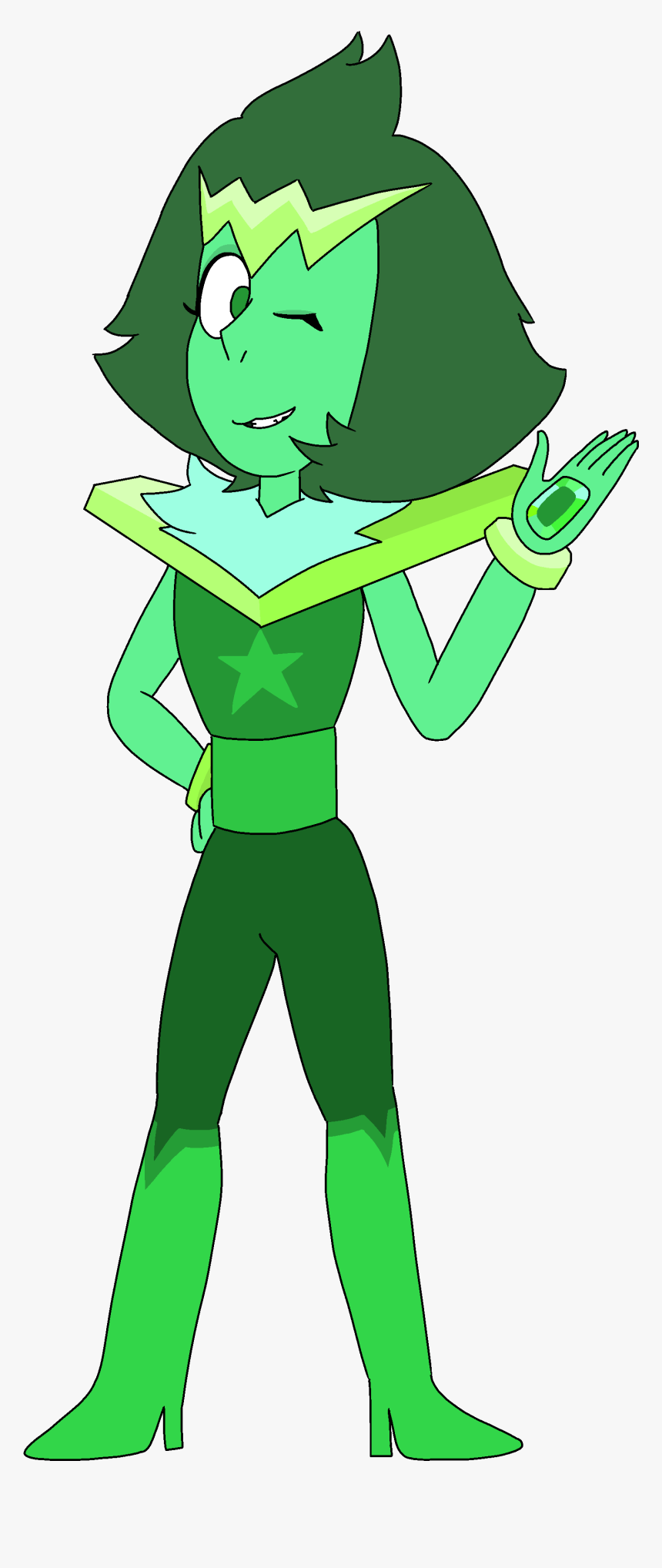 Crystal Gems Emerald Clipart , Png Download - Crystal Gems Emerald, Transparent Png