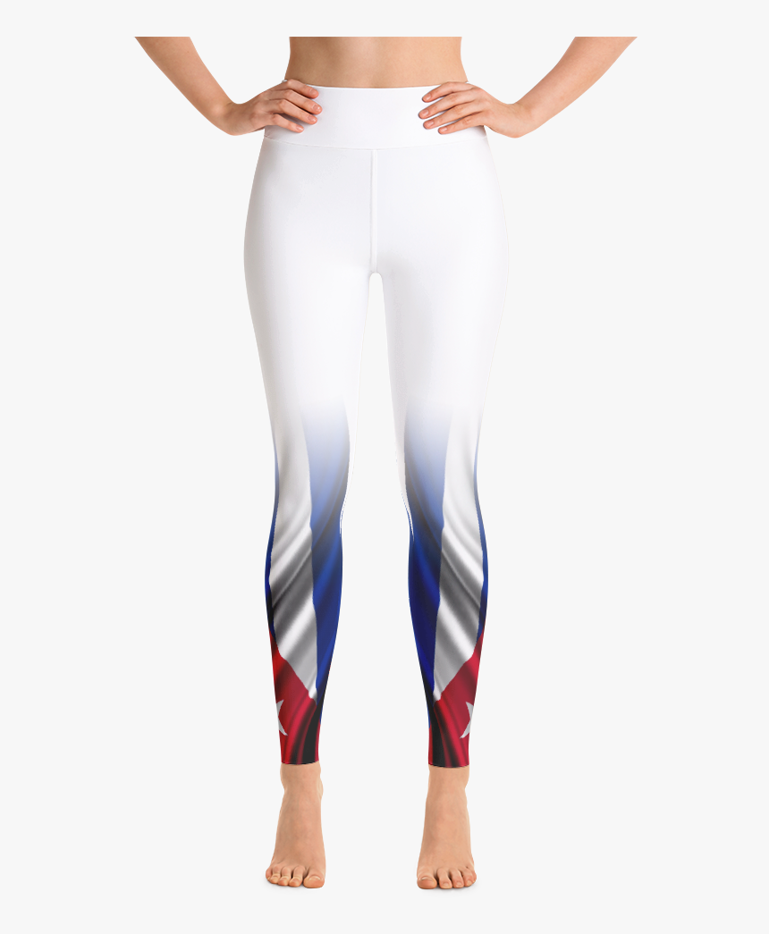 White Yoga Leggings, HD Png Download