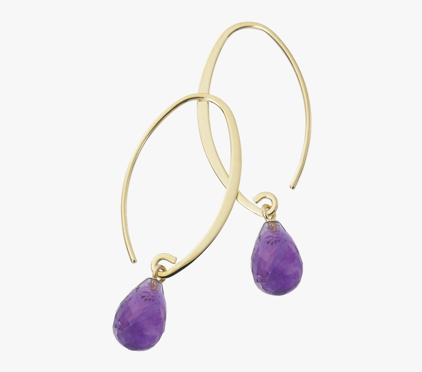 Carla Amethyst Drop Earrings - Earrings, HD Png Download