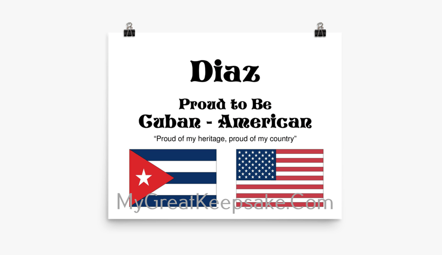 Díaz Proud Heritage Cuba - Andrews Field, HD Png Download
