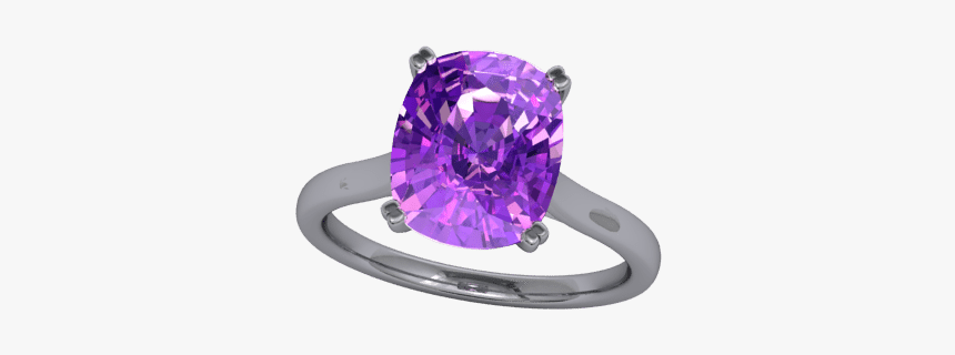 Amethyst Ring - Engagement Ring, HD Png Download
