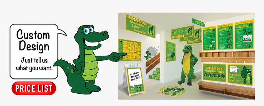 Pbis Posters Alligator Gator Mascot - Rams Pbis, HD Png Download