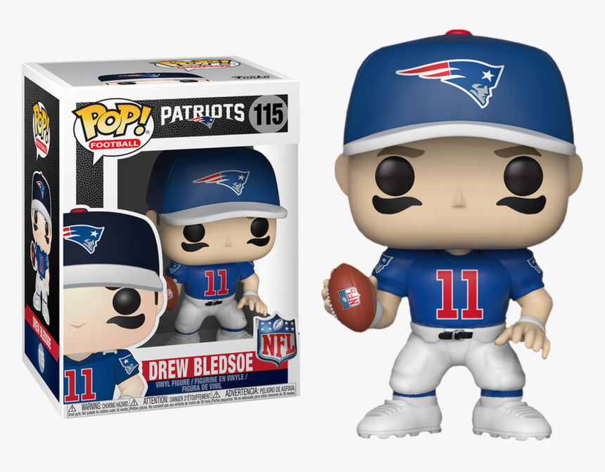 Drew Bledsoe New England Patriots Legends Pop Vinyl - Drew Bledsoe Funko Pop, HD Png Download