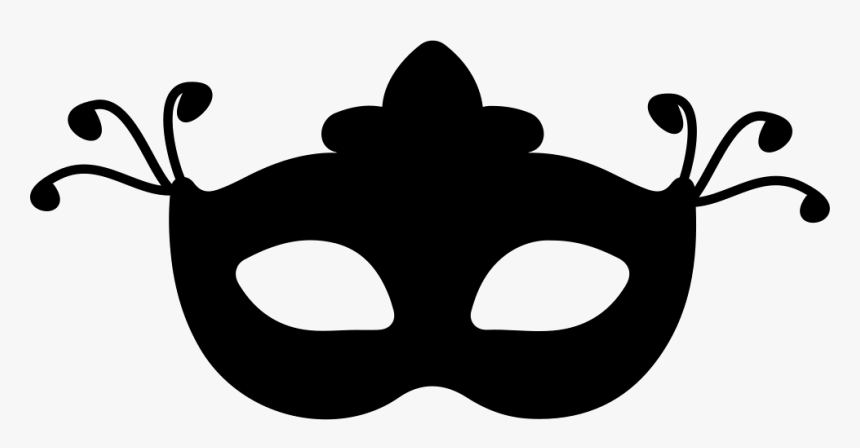 Carnival Mask Png - Mardi Gras Mask Silhouette, Transparent Png