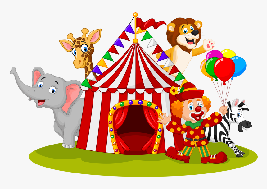 Night Clipart Carnival - Circus Clipart, HD Png Download , Transparent Png  Image - PNGitem