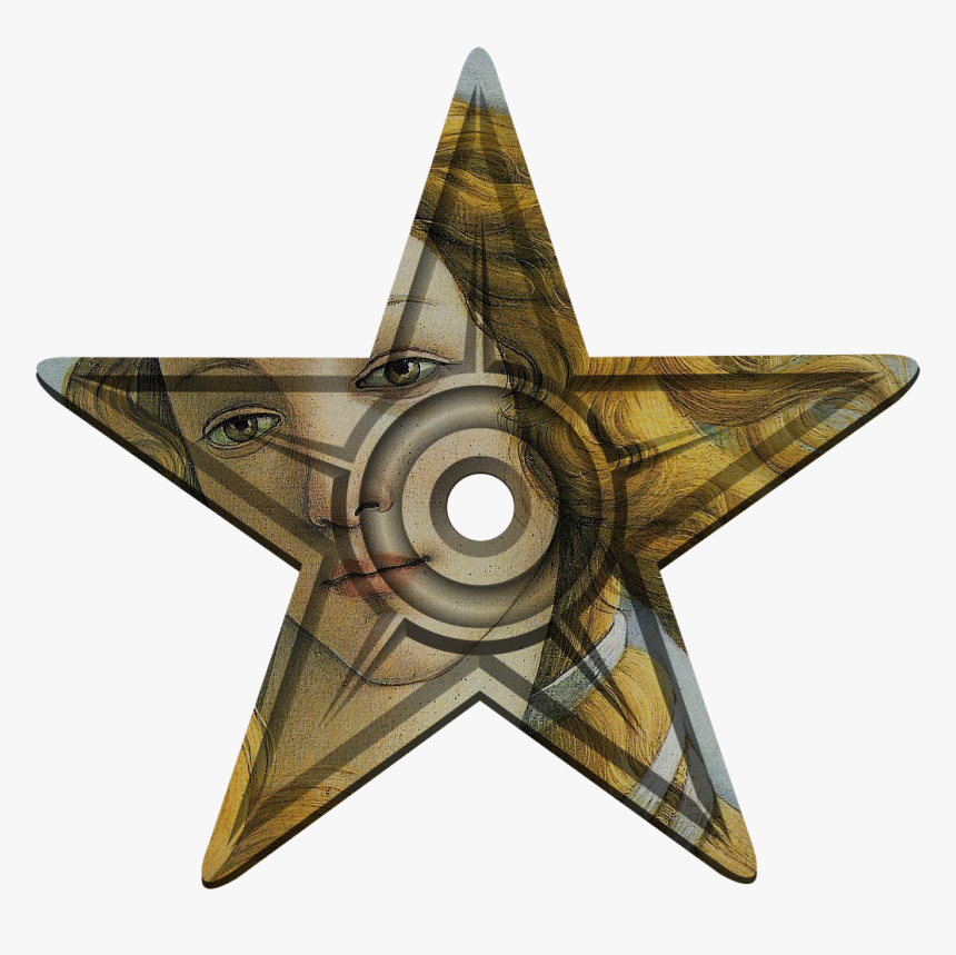 Glam Barnstar-venus Botticelli - Estrela Png, Transparent Png