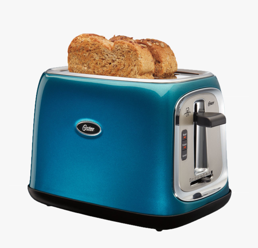 Electric Toaster Png Image File - Oster 2 Slice Turquoise Toaster, Transparent Png