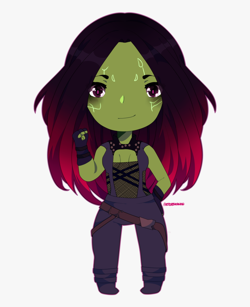 Chibi Speedpaint By Adorablemangolover - Cartoon, HD Png Download