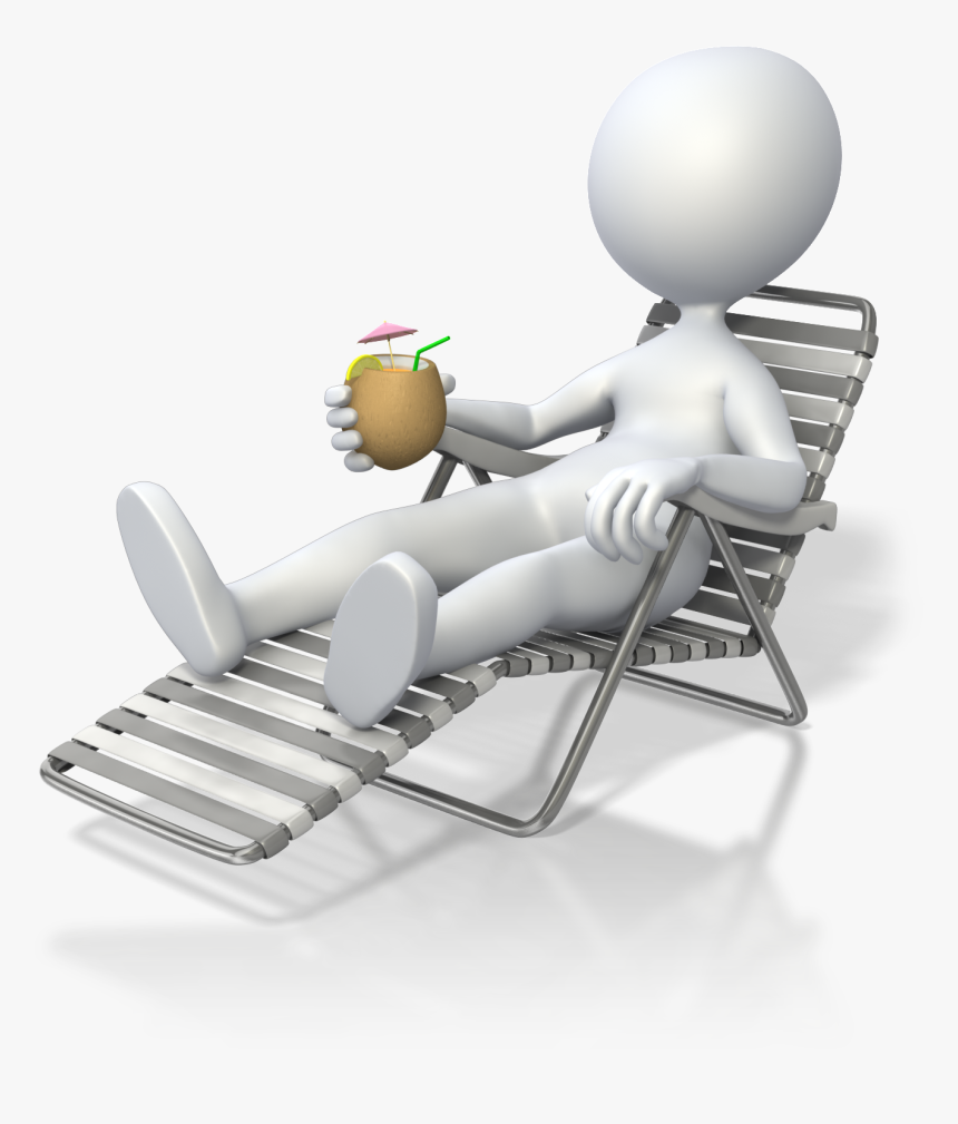 Do Less Great Results - Stick Figure Lounge Chair, HD Png Download