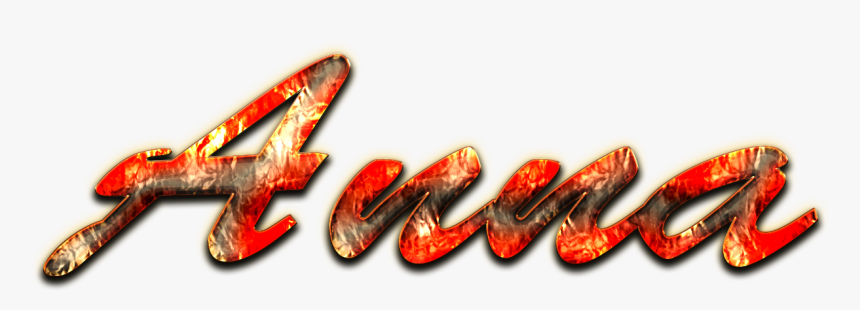 Anna Name Png - Carmine, Transparent Png