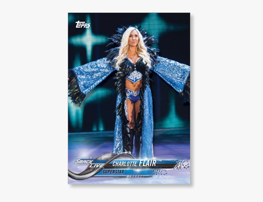 2018 Topps Wwe Charlotte Flair Base Poster - Magento, HD Png Download