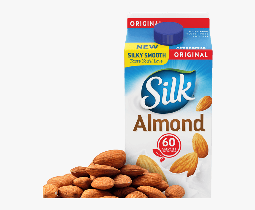 Almond - Silk Almond Milk Sweetened, HD Png Download