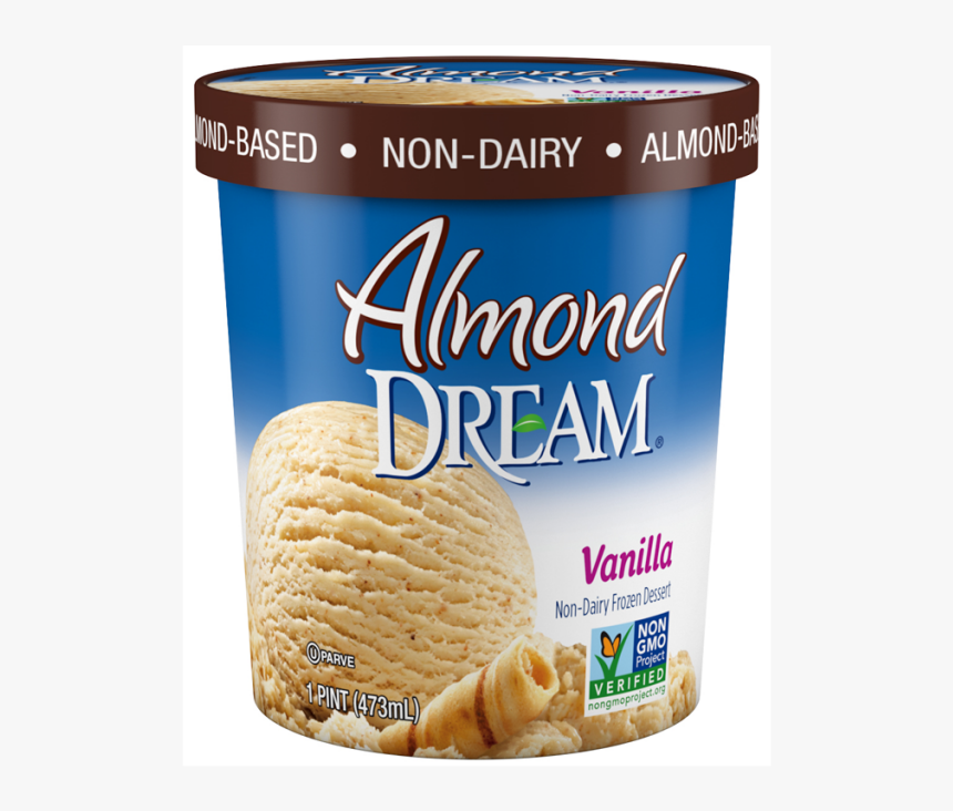 Almond Milk Ice Cream Vanilla, HD Png Download